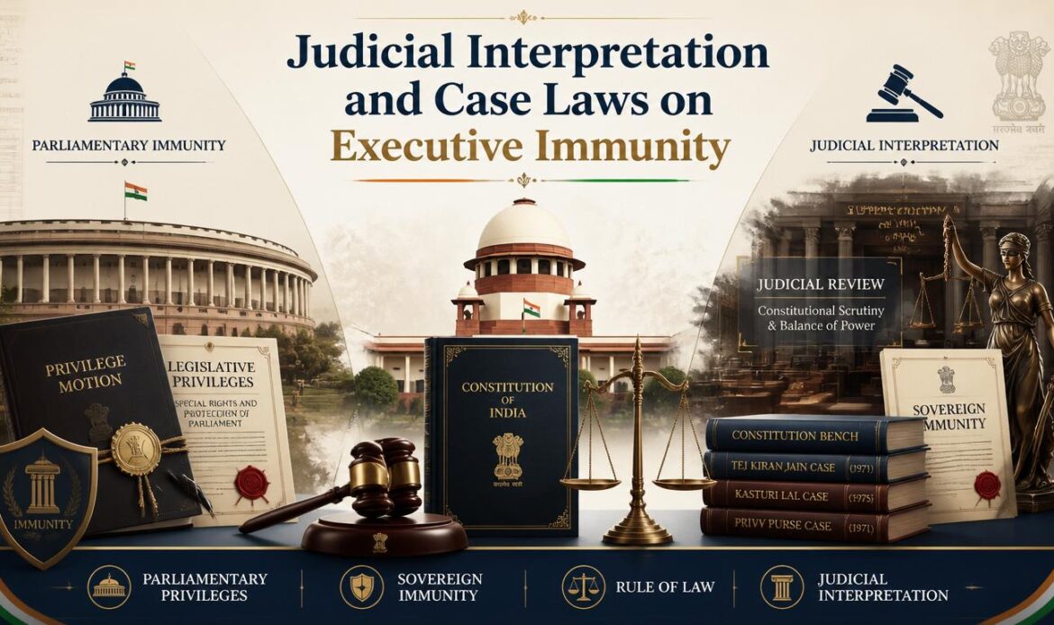 Chapter -2 Case Laws On Executive Immunity