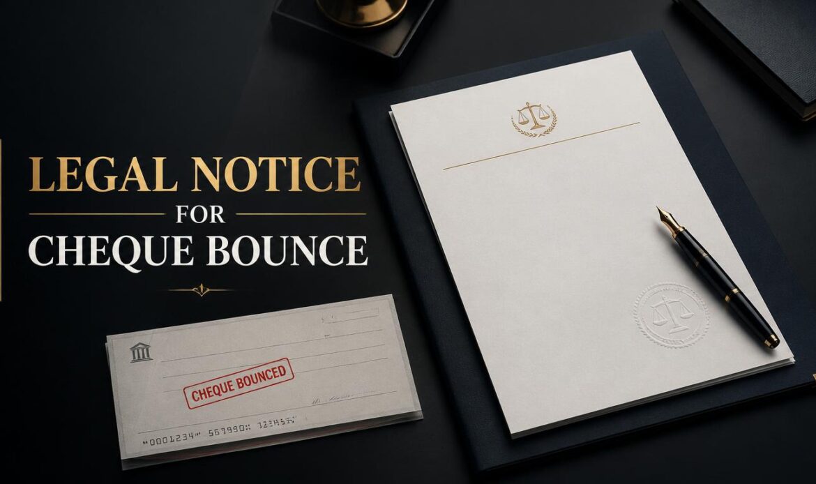 Legal Notice for Cheque Bounce Sample Format