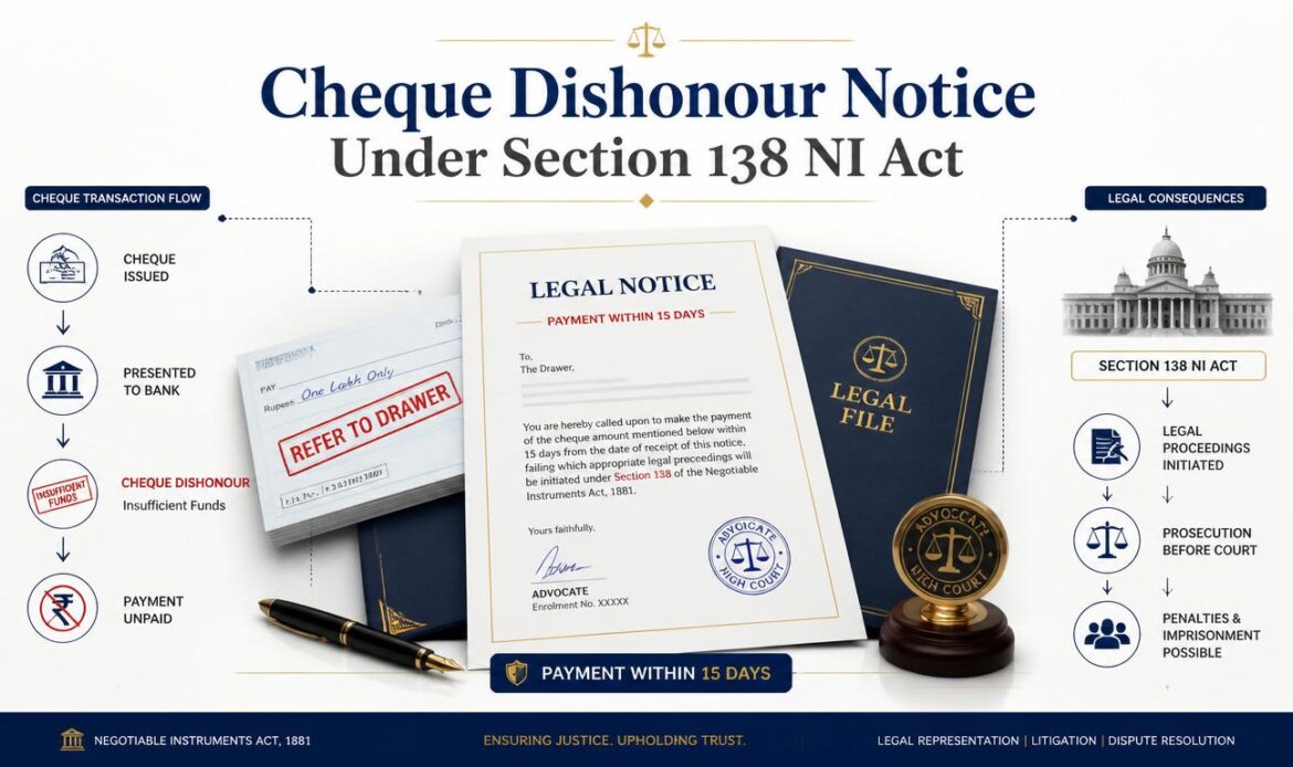 Legal Notice for Cheque Bounce: Sample Format