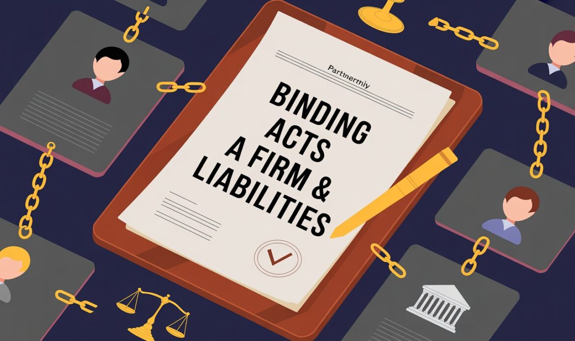 Mode of doing act to bind firm & Liabilities