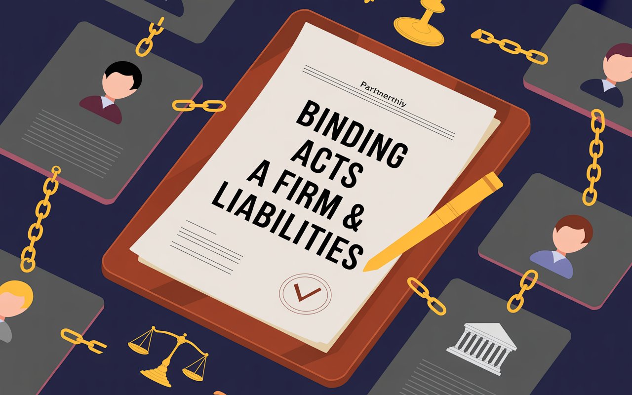 Mode of doing act to bind firm & Liabilities