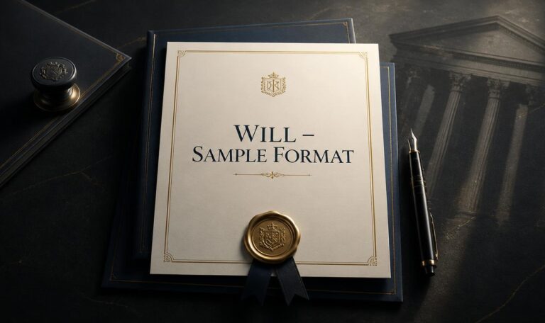 Will: Sample Format