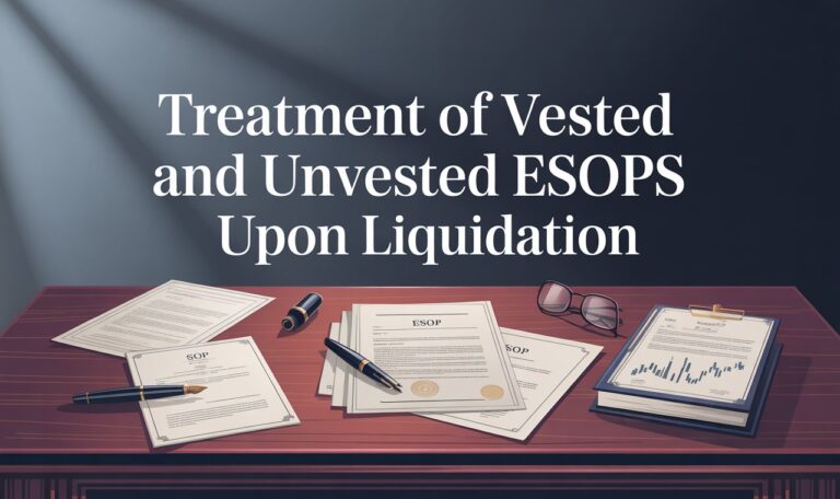 ESOPs Treatment Of Vested And Unvested ESOPs Upon Liquidation