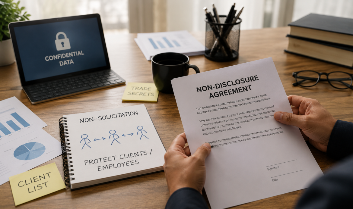 Non-Solicitation + Non-Disclosure Clauses