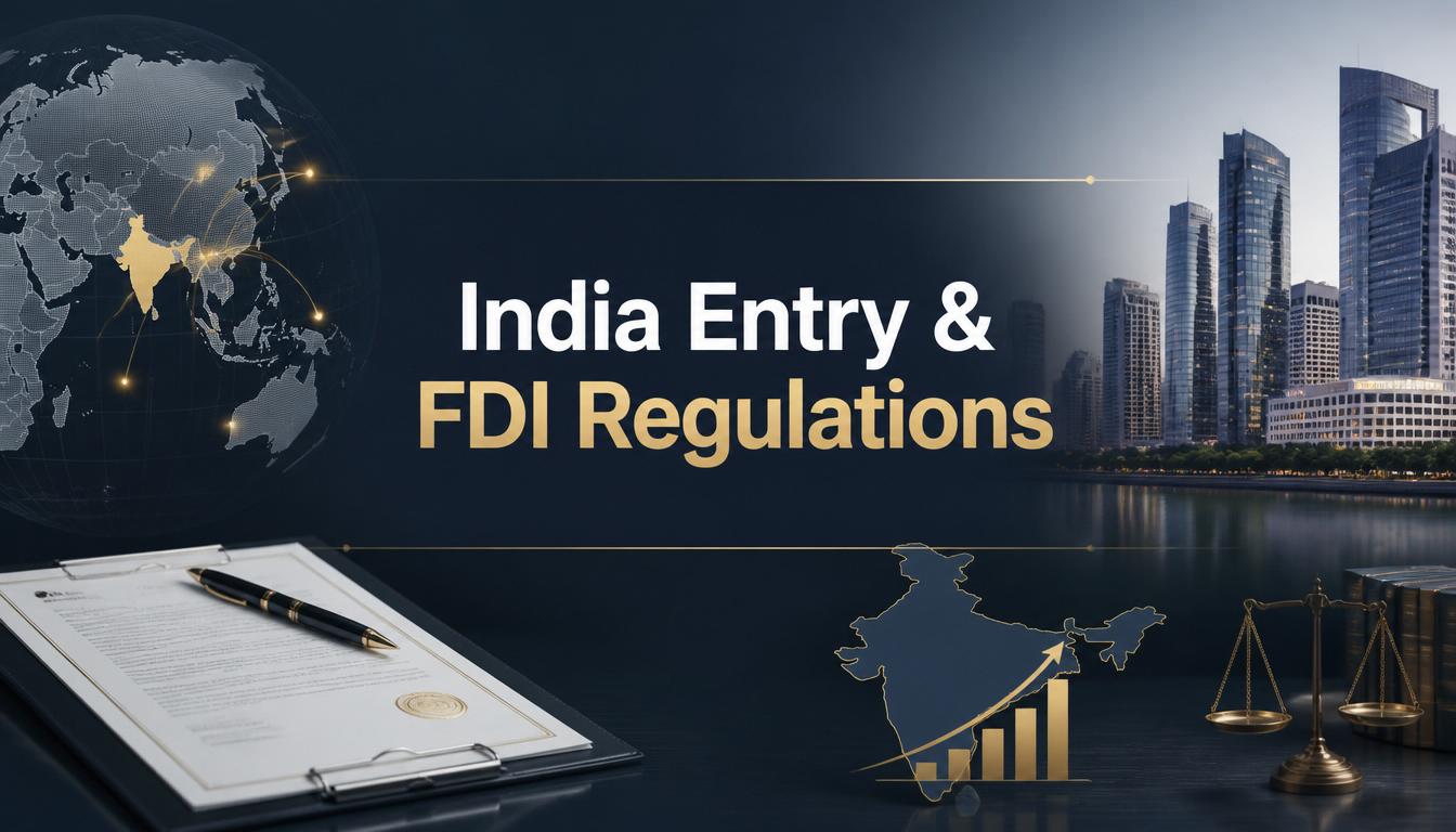 India Entry & FDI Regulations How To Setup Your Entity In India India Entry & FDI Regulations How To Setup Your Entity In India