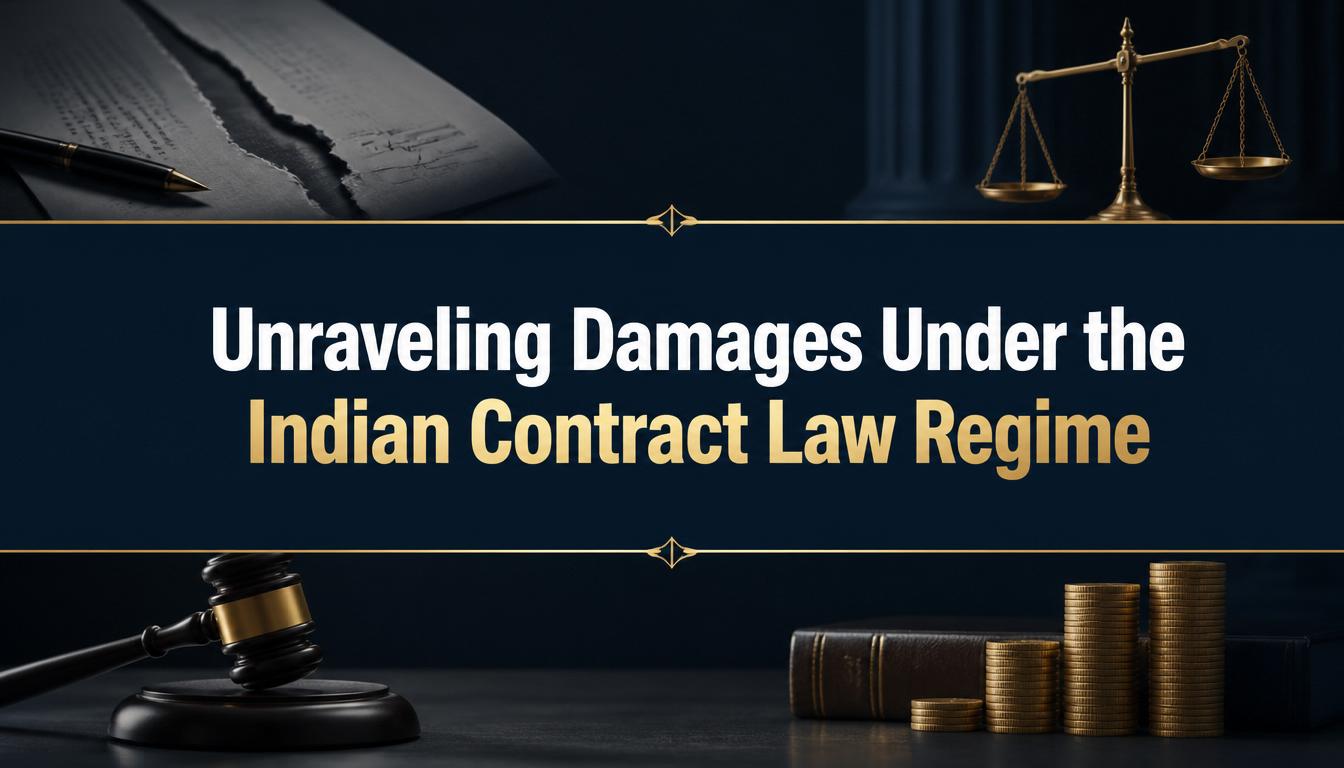 Unraveling Damages Under the Indian Contract Law Regime Key Principles & Judgments Unraveling Damages Under the Indian Contract Law Regime Key Principles & Judgments