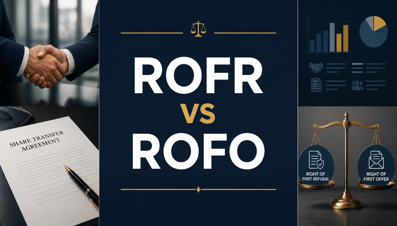 ‘Right of First Refusal’ Vs ‘Right of First Offer’ Conceptual Features, Differences and Analysis ‘Right of First Refusal’ Vs ‘Right of First Offer’ Conceptual Features, Differences and Analysis