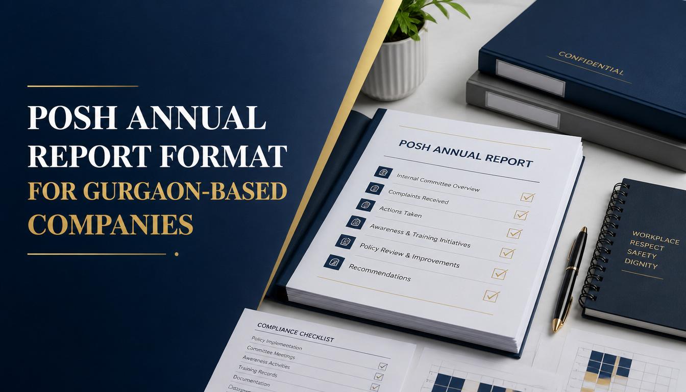 Compulsory POSH Annual Report Format For Gurgaon-Based Companies