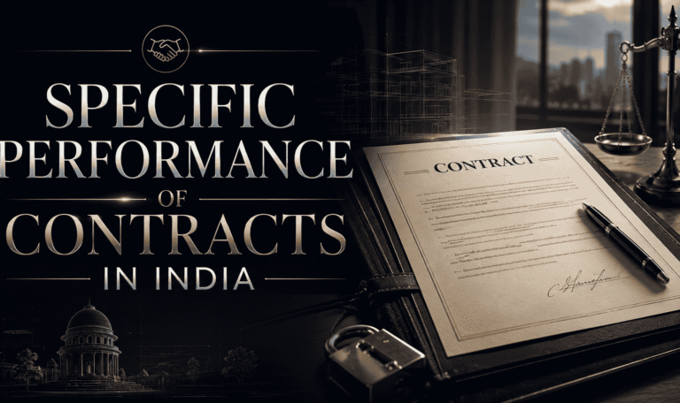 Specific Performance of Contracts in India   