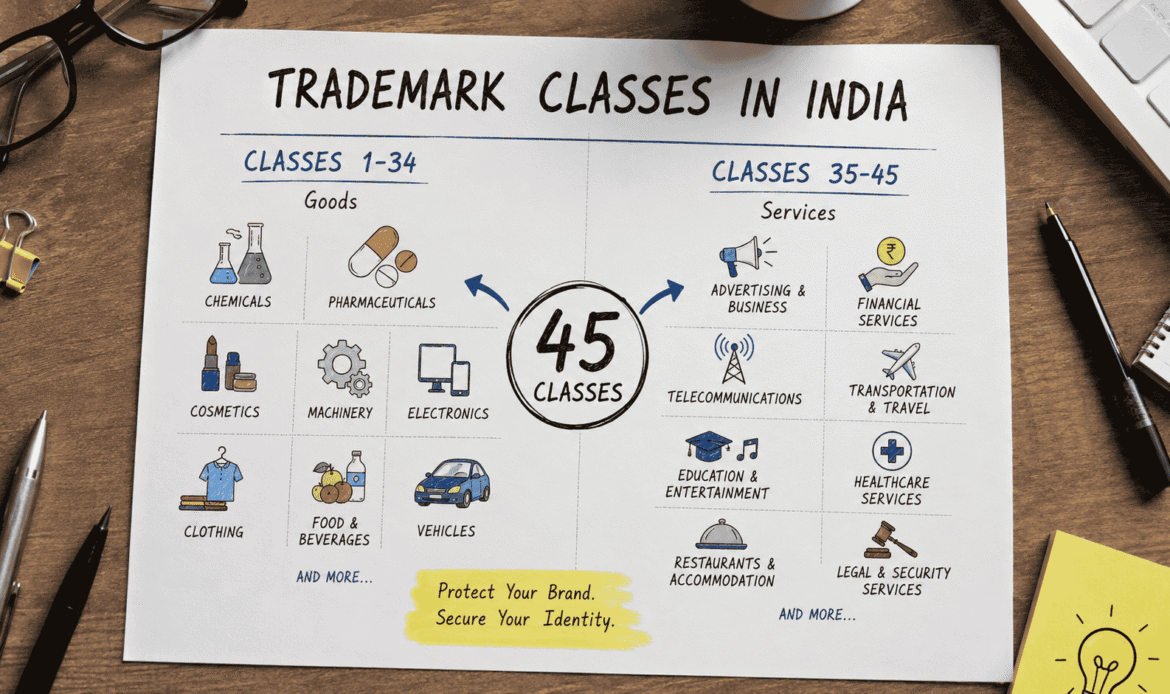 Trademark Goods Classification in India