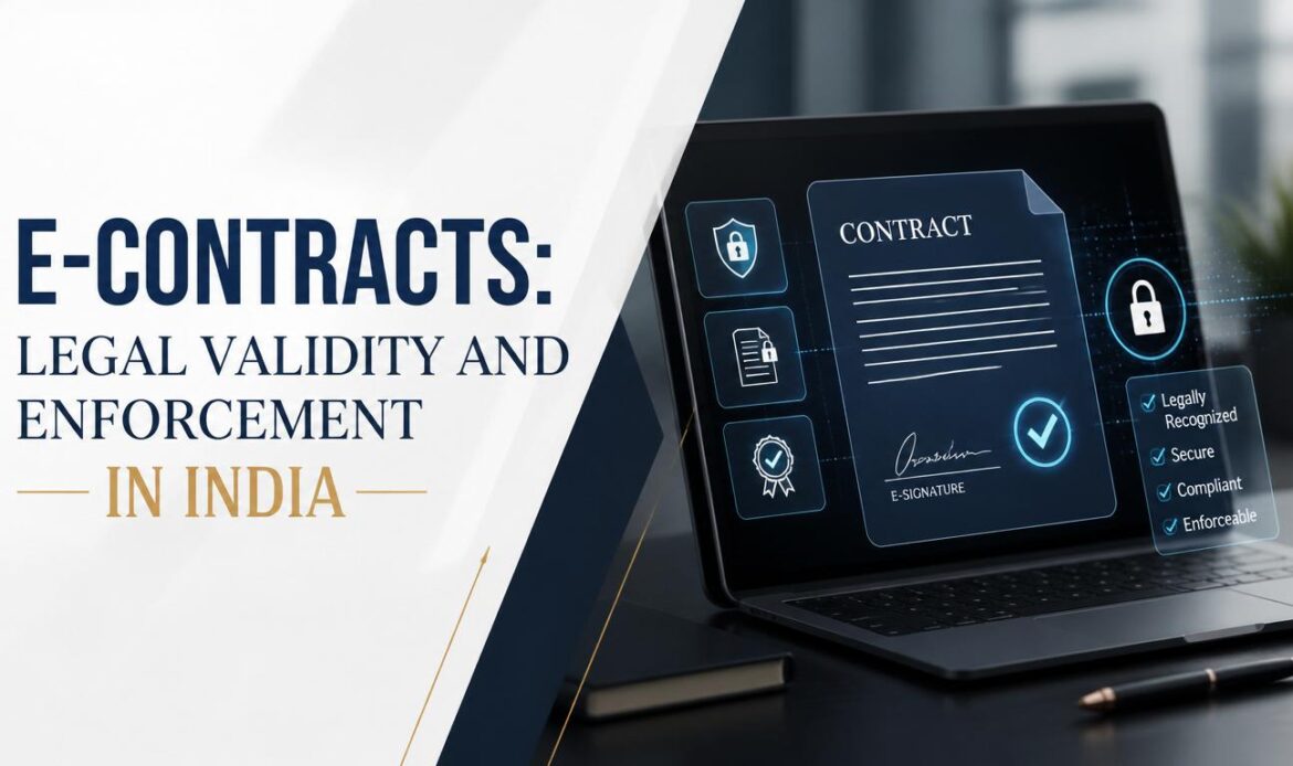 E-Contracts Legal Validity and Enforcement in India
