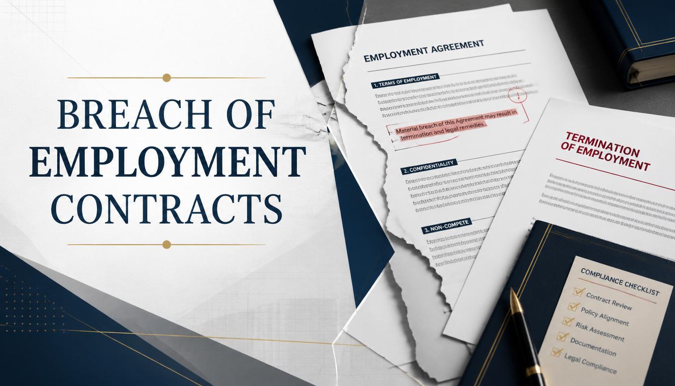 Breach Of Employment Contracts & Necessary Safeguards For Employers