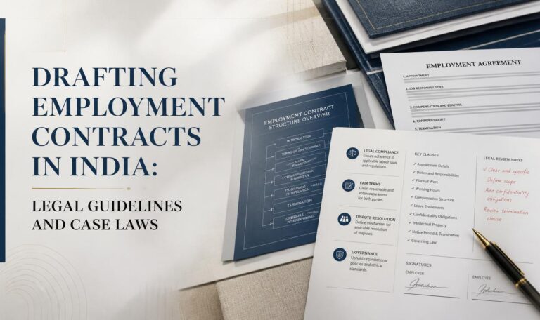 Drafting Employment Contracts in India Legal Guidelines and Case Laws