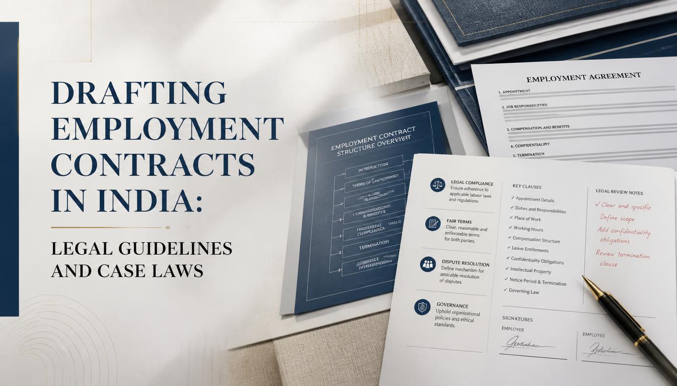 Drafting Employment Contracts in India Legal Guidelines and Case Laws