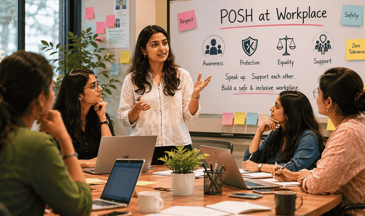 Implementation of POSH policies and safer workplace culture