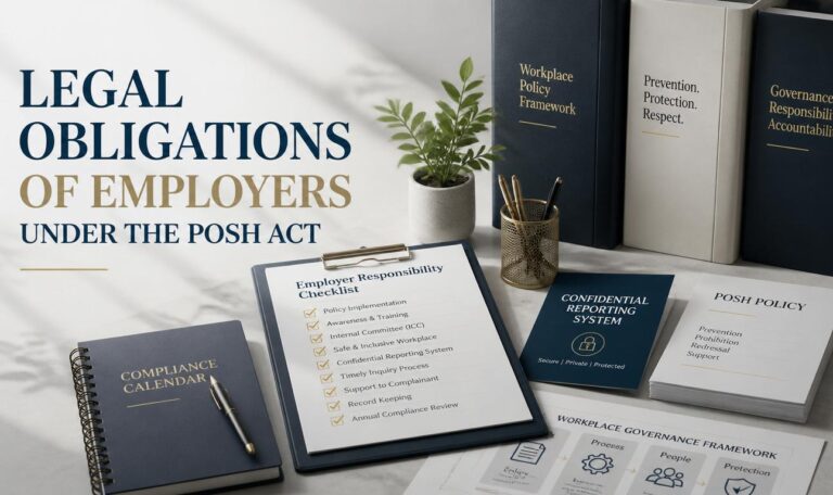 Legal Obligations of Employers Under the POSH Act