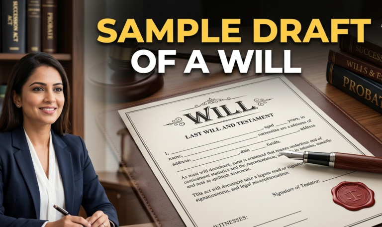 Sample Draft of a Will