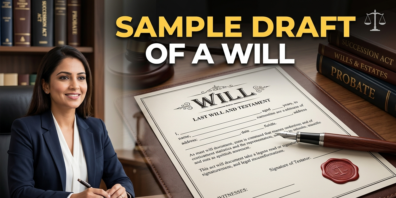 Sample Draft of a Will