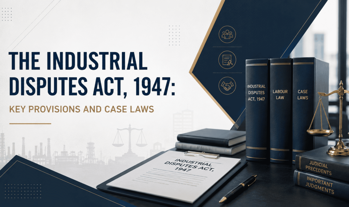 The Industrial Disputes Act, 1947 Key Provisions and Case Laws      