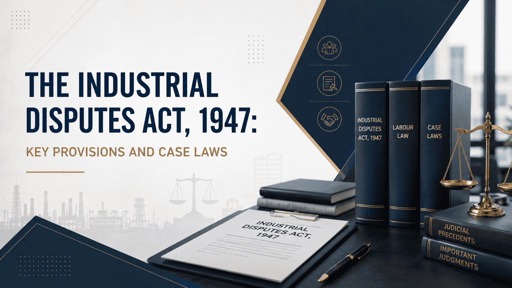 The Industrial Disputes Act, 1947 Key Provisions and Case Laws      