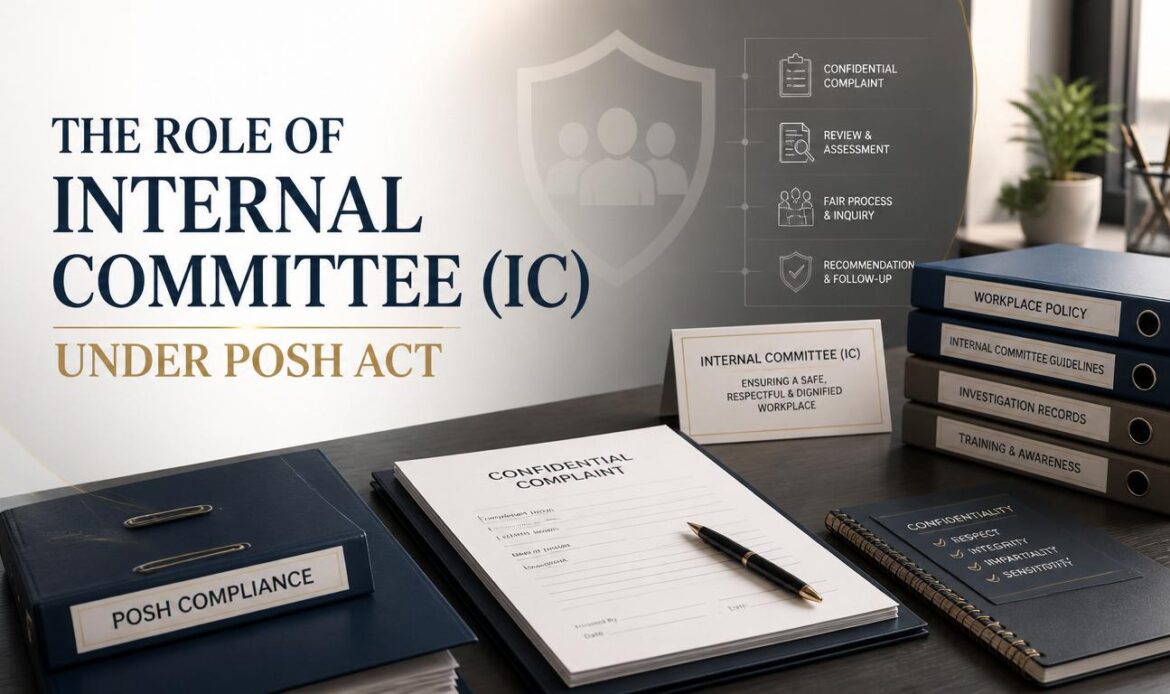 The Role of Internal Committee (IC) Under POSH Act