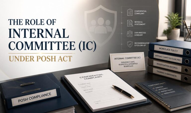 The Role of Internal Committee (IC) Under POSH Act