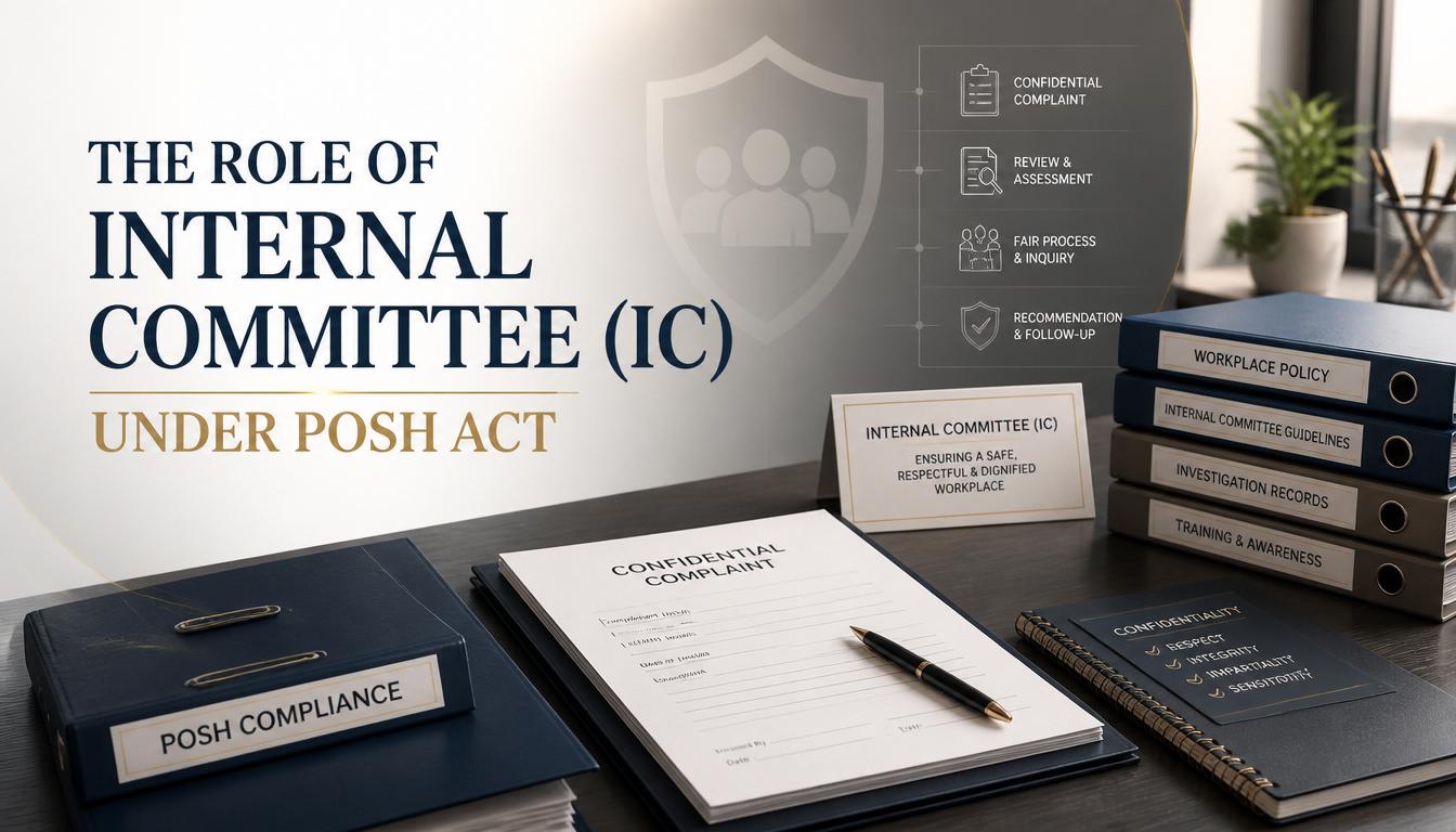 The Role of Internal Committee (IC) Under POSH Act