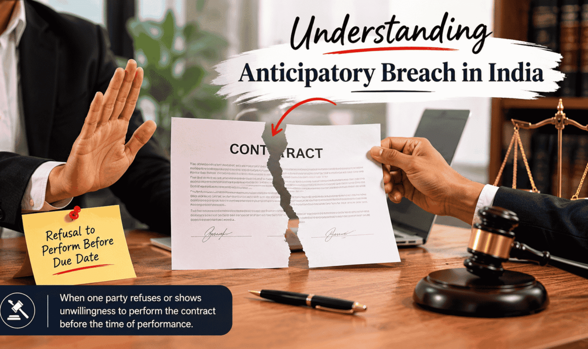 What is Anticipatory Breach + Legal Framework