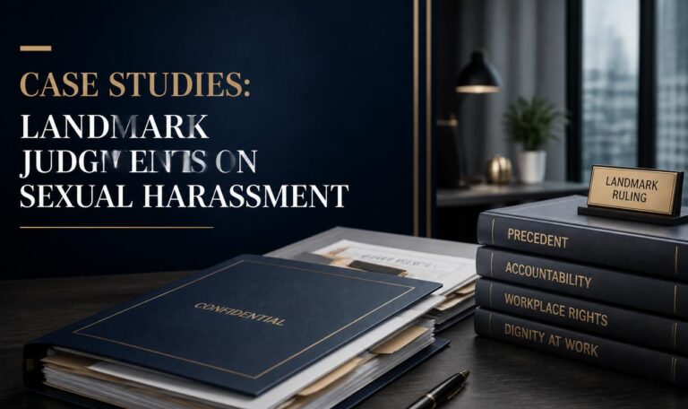 Case Studies Landmark Judgments on Sexual Harassment