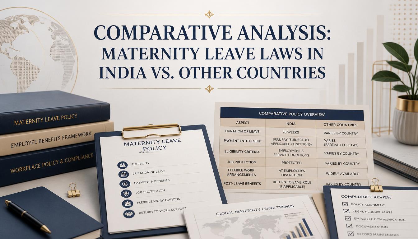 Comparative Analysis Maternity Leave Laws in India vs. Other Countries Comparative Analysis Maternity Leave Laws in India vs. Other Countries