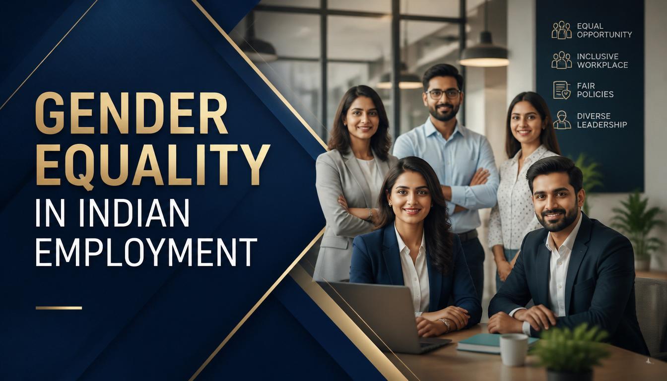 Gender Equality in Indian Employment Legal Framework and Challenges Gender Equality in Indian Employment Legal Framework and Challenges