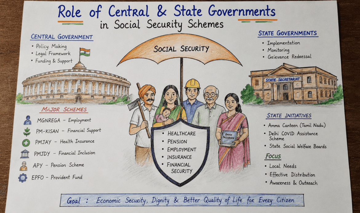 Government Social Security Framework & Major Schemes
