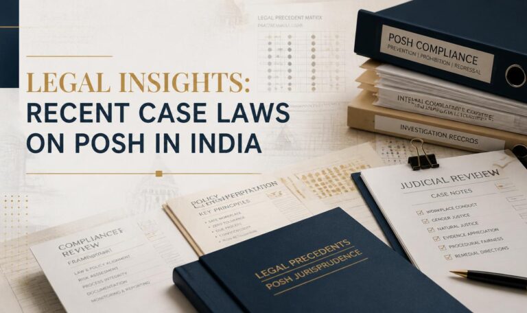 Legal Insights Recent Case Laws on POSH in India