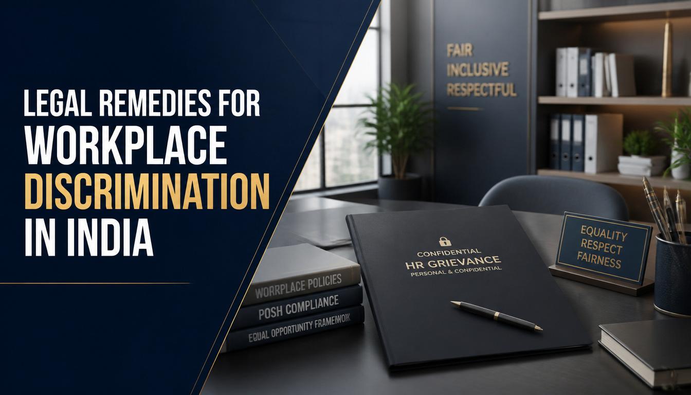 Legal Remedies for Workplace Discrimination in India Legal Remedies for Workplace Discrimination in India