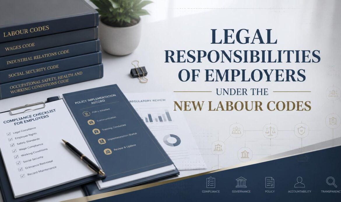 Legal Responsibilities of Employers Under the New Labour Codes