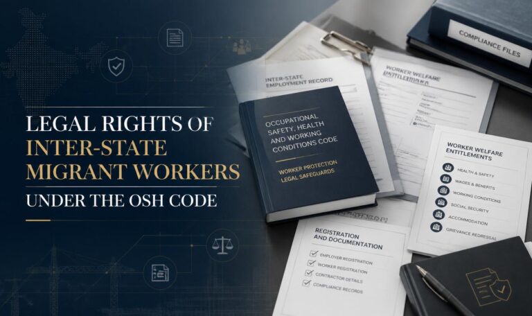 Legal Rights of Inter-State Migrant Workers Under the OSH Code