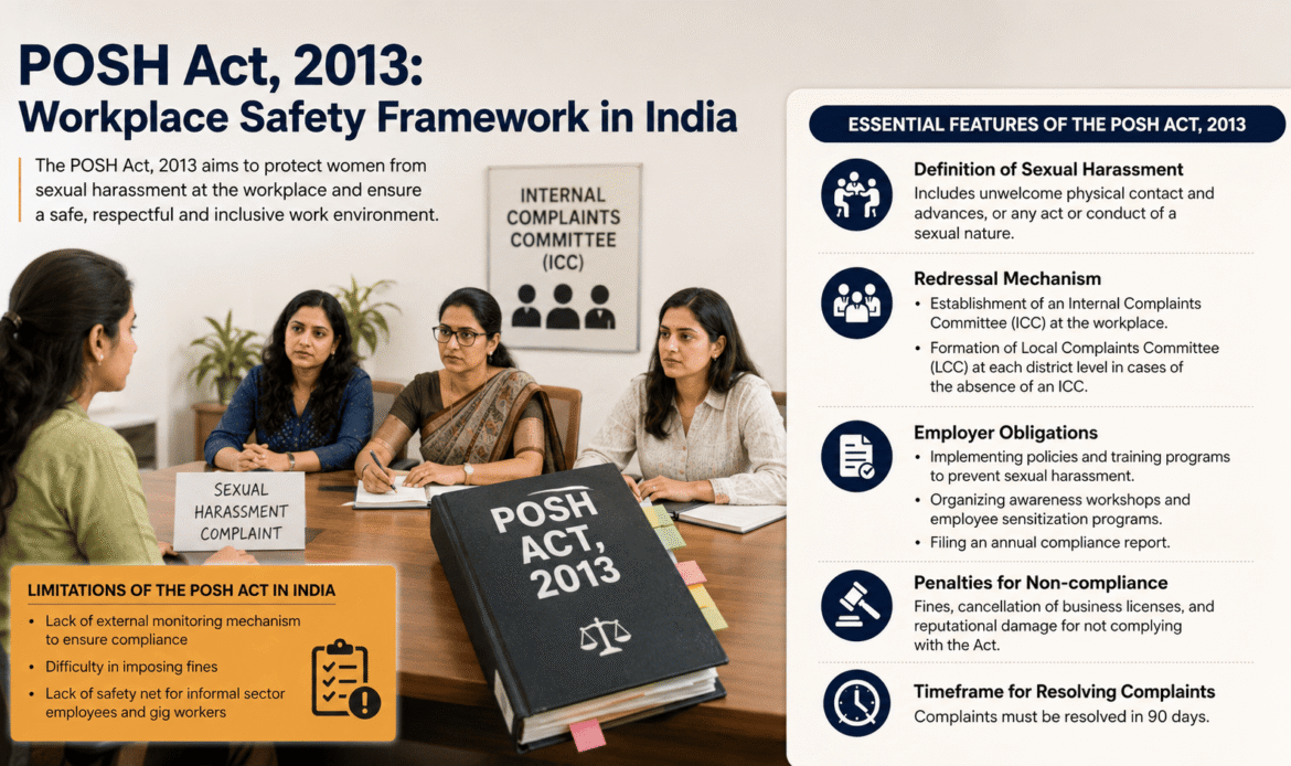 POSH Act, 2013 Workplace Safety Framework in India
