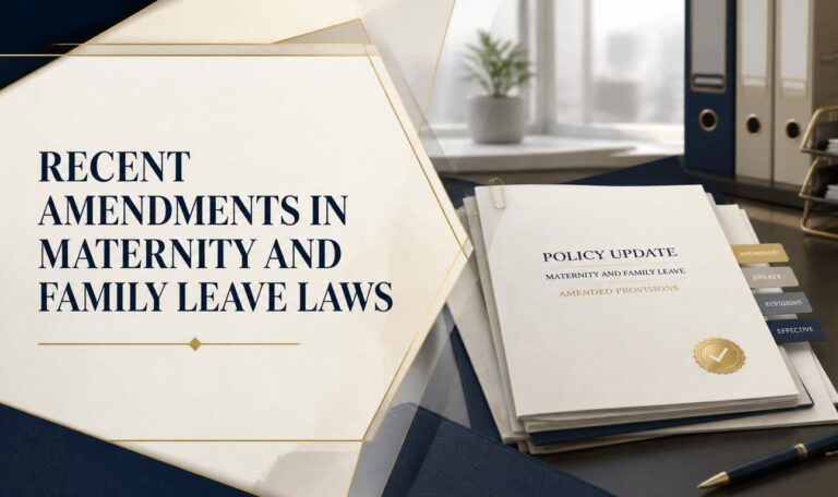 Recent Amendments in Maternity and Family Leave Laws
