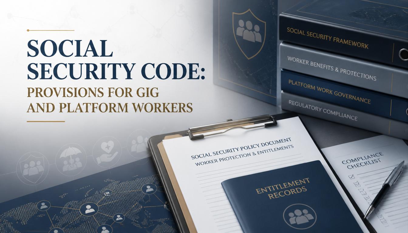 Social Security Code Provisions for Gig and Platform Workers Social Security Code Provisions for Gig and Platform Workers