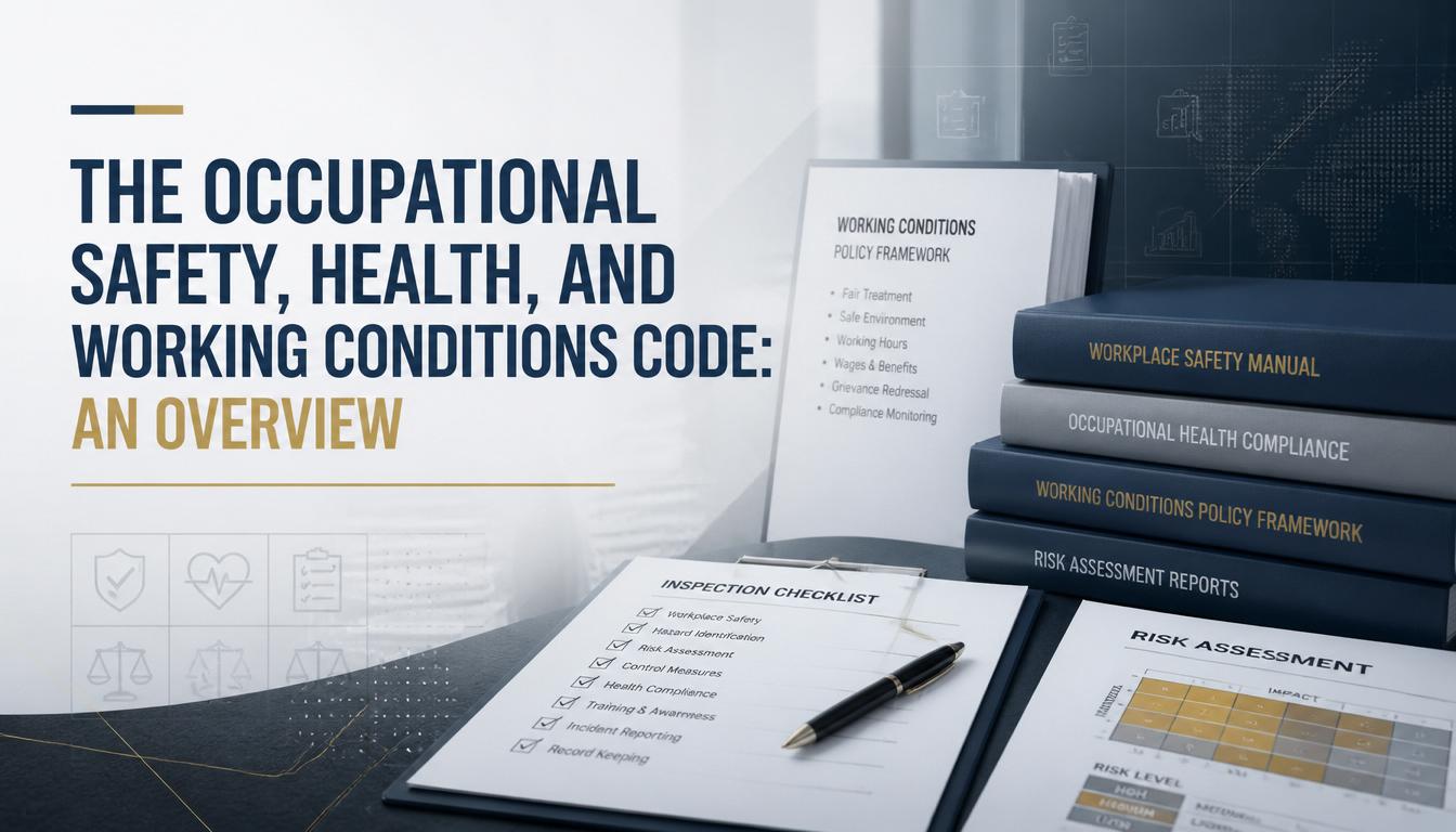 The Occupational Safety, Health, and Working Conditions Code An Overview The Occupational Safety, Health, and Working Conditions Code An Overview