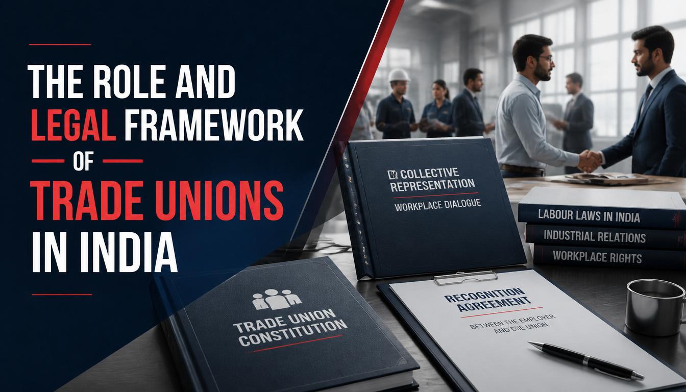 The Role and Legal Framework of Trade Unions in India The Role and Legal Framework of Trade Unions in India