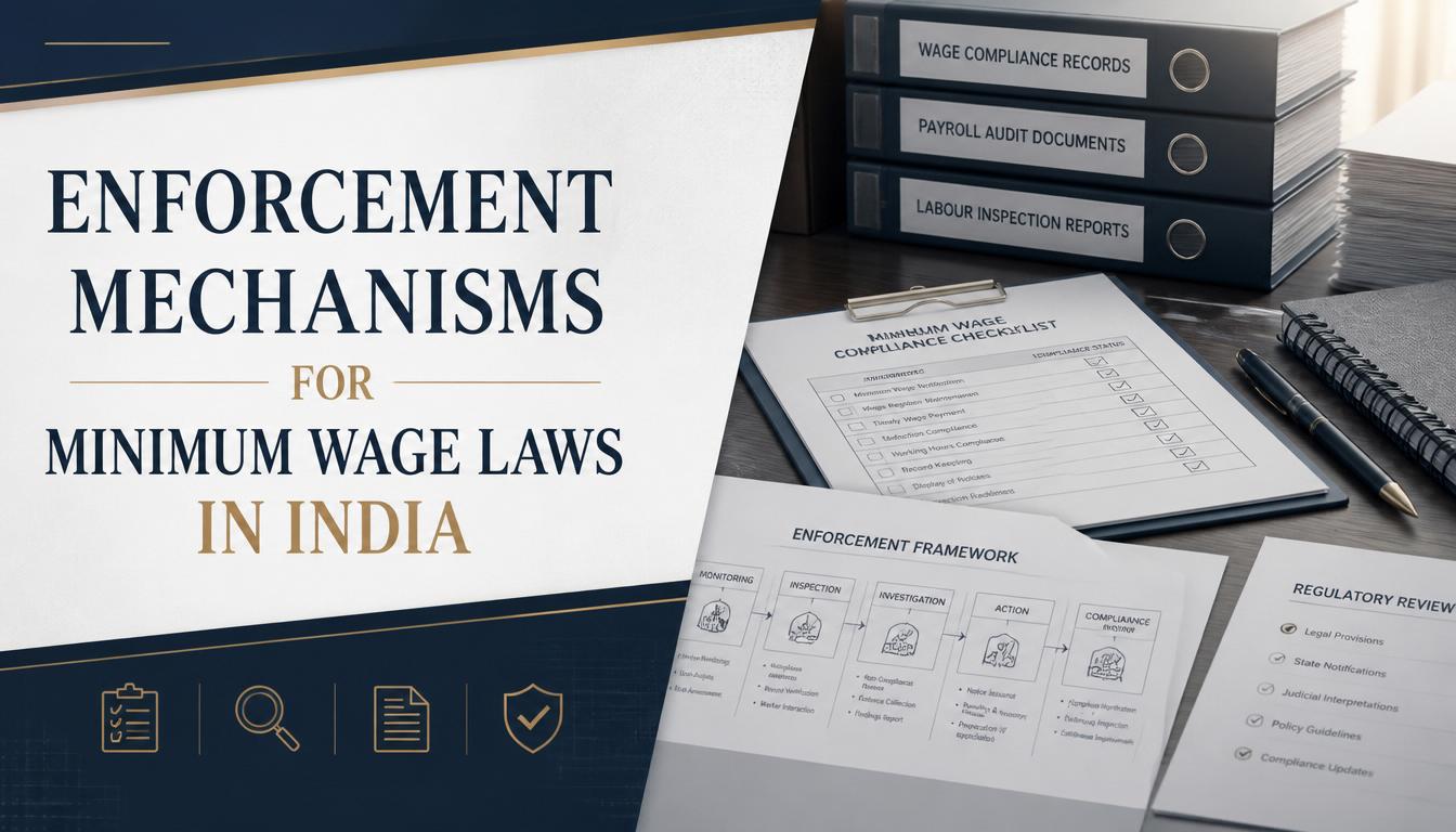 Enforcement Mechanisms for Minimum Wage Laws in India