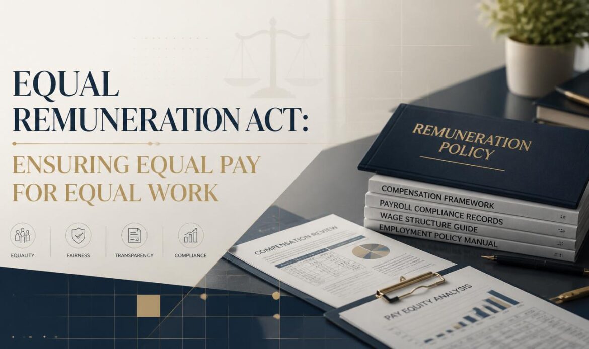 Equal Remuneration Act Ensuring Equal Pay for Equal Work