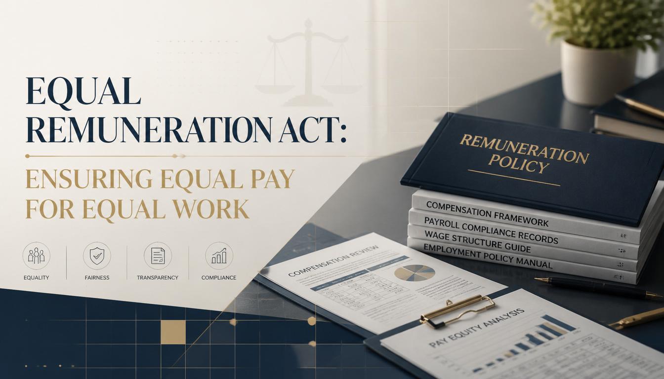 Equal Remuneration Act Ensuring Equal Pay for Equal Work