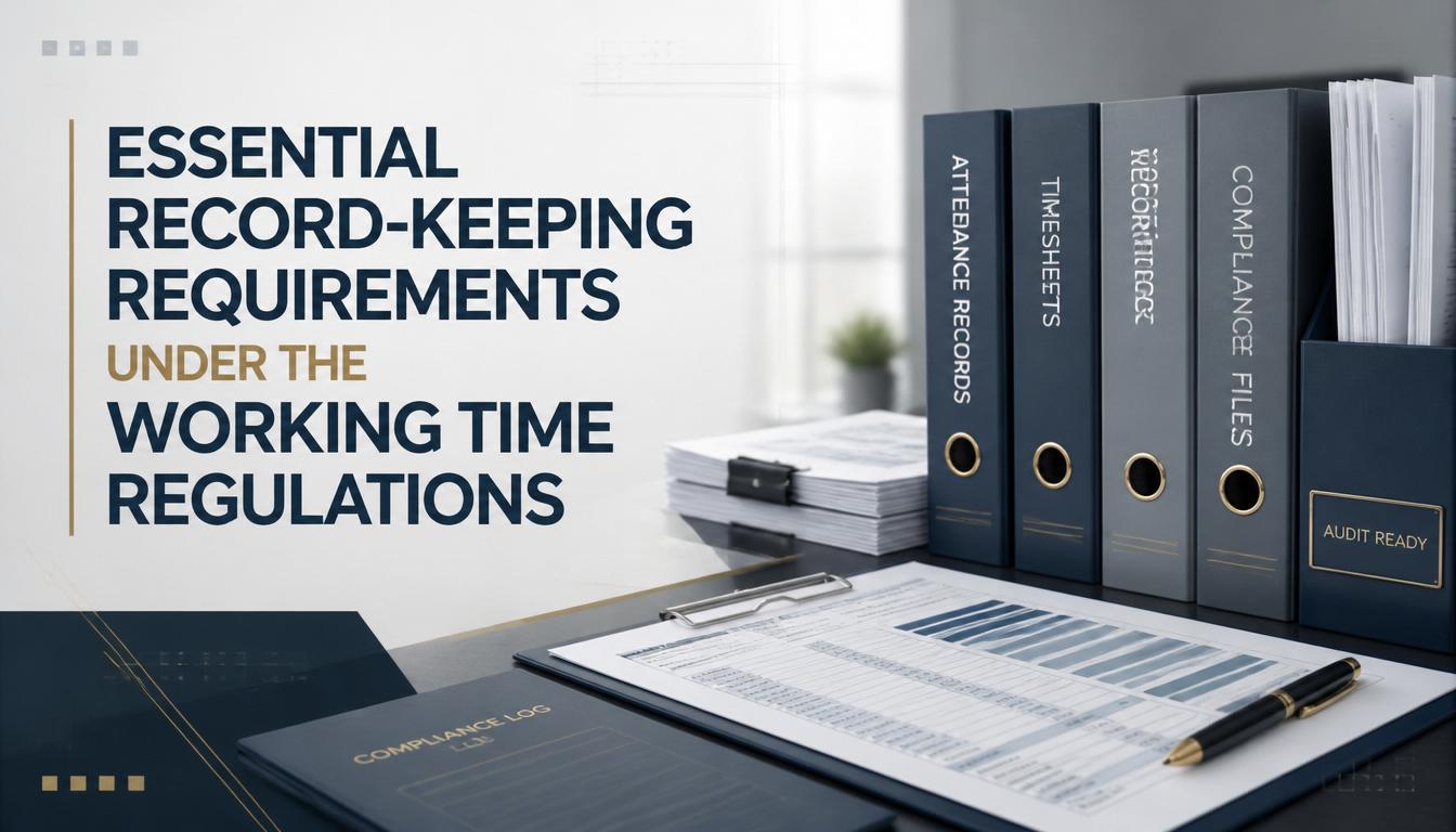 Essential Record-Keeping Requirements Under the Working Time Regulations Essential Record-Keeping Requirements Under the Working Time Regulations