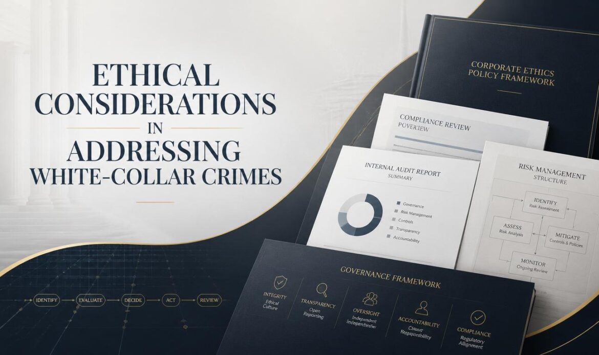 Ethical Considerations in Addressing White-Collar Crimes