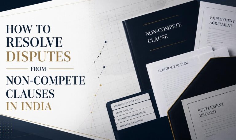 How to Resolve Disputes from Non-Compete Clauses in India