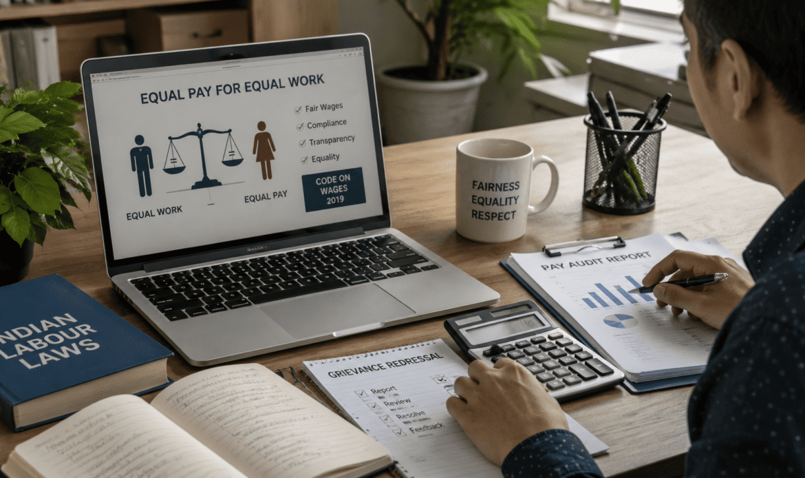 Indian wage laws and compliance mechanisms help ensure equal pay and fair compensation practices