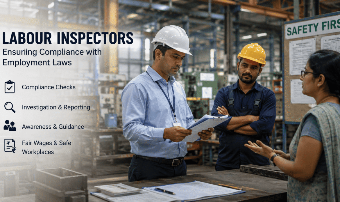 Labour Inspector Conducting Workplace Inspection