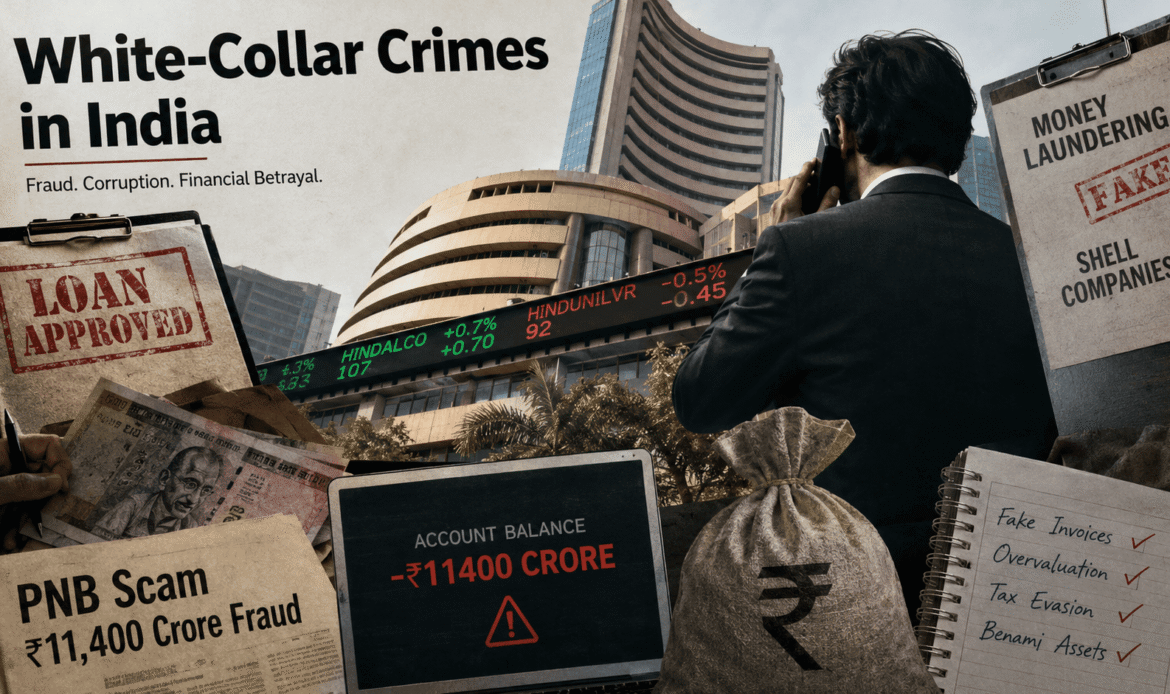 Major White-Collar Crimes and Their Causes in India